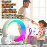 Système de réveil avec luminothérapie et musique via Bluetooth