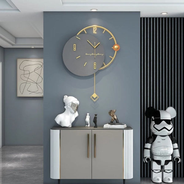 Grande horloge Murale Artistique Pivotante