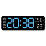 Steivo - Horloge Digitale Murale Rectangulaire