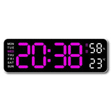 Steivo - Horloge Digitale Murale Rectangulaire