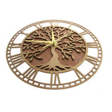 Horloge Murale Arbre De Vie en Bois