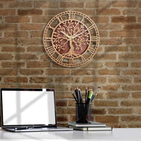 Horloge Murale Arbre De Vie en Bois