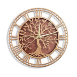 Horloge Murale Arbre De Vie en Bois