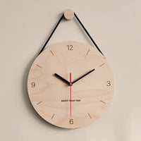 Horloge Murale Bois Avec Corde