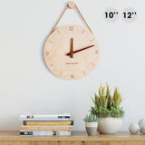 Horloge Murale Bois Avec Corde