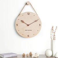 Horloge Murale Bois Avec Corde