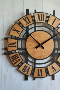 Horloge Murale Industrielle | Style Urbain et Moderne | Décorez Votre Intérieur