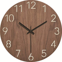 Horloge Murale en Bois Moderne