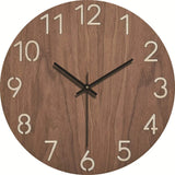 Horloge Murale en Bois Moderne