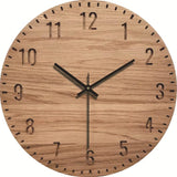 Horloge Murale en Bois Moderne