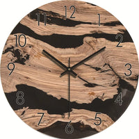 Horloge Murale en Bois Moderne