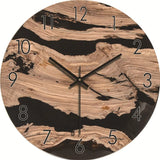 Horloge Murale en Bois Moderne