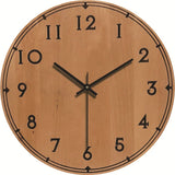 Horloge Murale en Bois Moderne