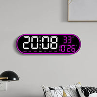 Horloge Murale Numérique à LED 15"