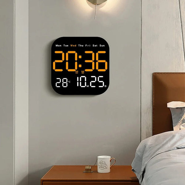 Horloge Numérique LED Avec Télécommande