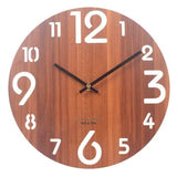 Horloge Murale 3D en Bois