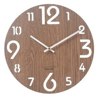 Horloge Murale 3D en Bois