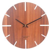 Horloge Murale 3D en Bois