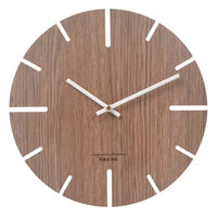 Horloge Murale 3D en Bois