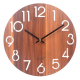 Horloge Murale 3D en Bois