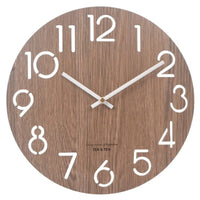 Horloge Murale 3D en Bois