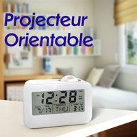 réveil projecteur orientable