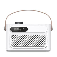 Radio réveil double bluetooth blanc