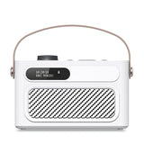 Radio réveil double bluetooth blanc