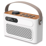 Radio réveil double blanc