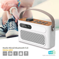 Radio réveil double bluetooth