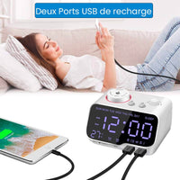 radio réveil avec deux ports usb