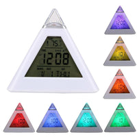 Réveil Pyramide multi-couleurs